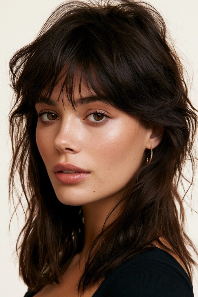Wispy French Fringe