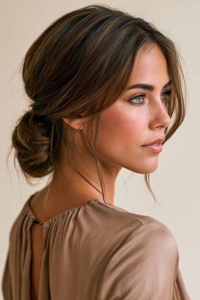 The Wrapped Low-Chignon