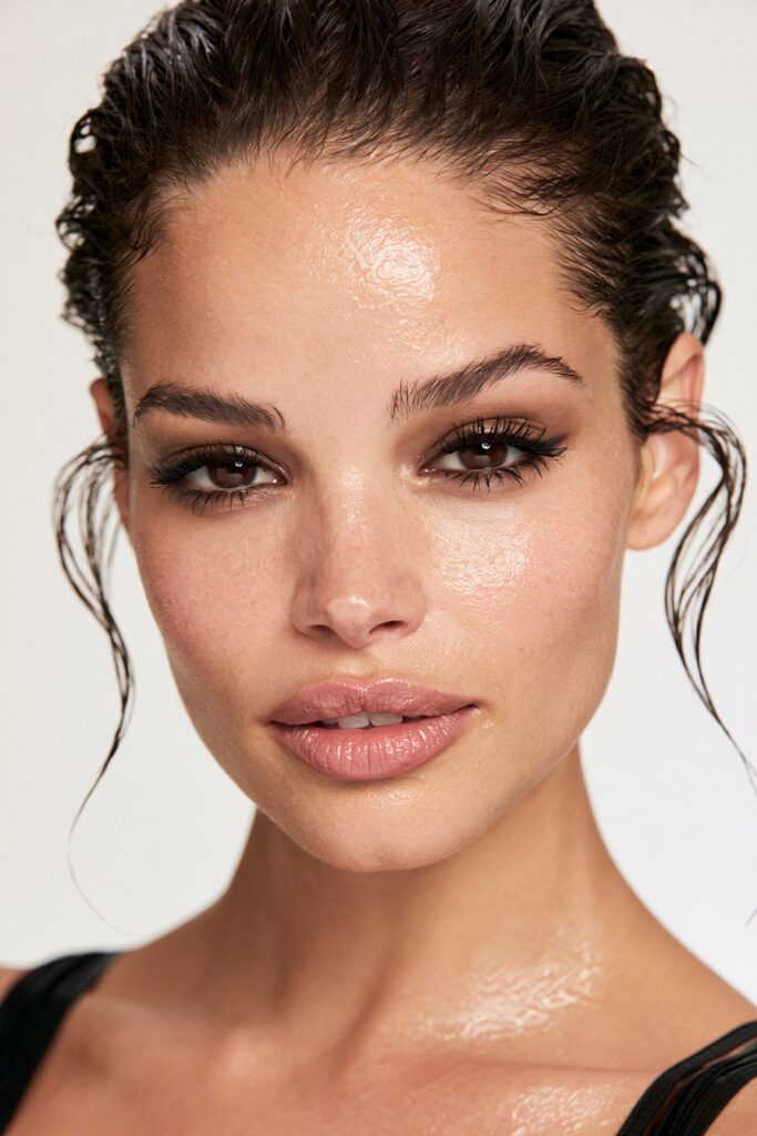 High-Fashion Slick Back with Baby Hairs